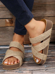 Woven Thick Sandals