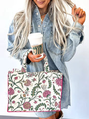 Chest Pocket Raw Hem Denim Loose Shirt Dress
