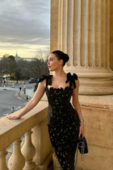 ALERNA ELEGANT MAXI DRESS BLACK