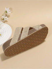 Woven Thick Sandals
