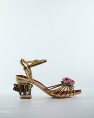 Ea Rose Cage Heels