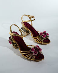 Ea Rose Cage Heels