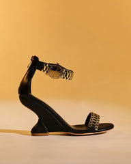 Leonora Watch Strap Wedge Sandals