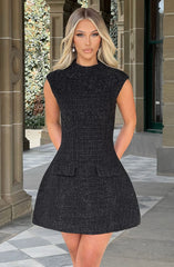 Blake Mini Dress - Black