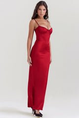 Fella Satin Maxi Dress
